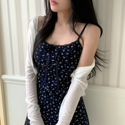 【SET】リボンフレアミニワンピース ボレロ IVORY