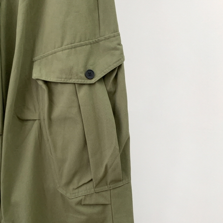 ヒップムードコットンワイドパンツ