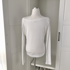 アメリカンオフショルダー長袖Tシャツ