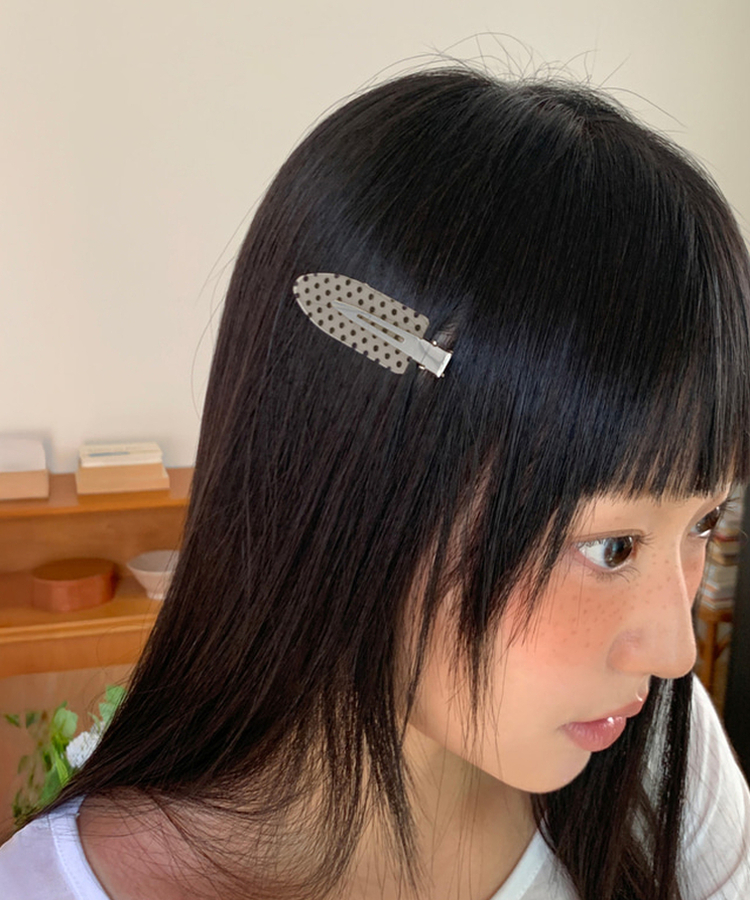 ドットヘアクリップヘアピン｜ヘアアクセサリー｜韓国ファッション通販