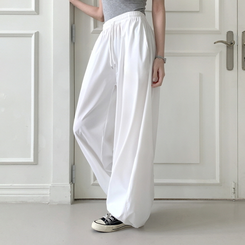 【丈別】半袖バンディングパンツ IVORY