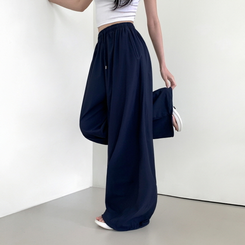 【丈別】半袖バンディングパンツ NAVY