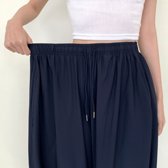 【丈別】半袖バンディングパンツ NAVY