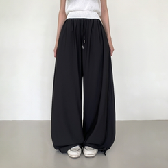 【丈別】半袖バンディングパンツ CHARCOAL