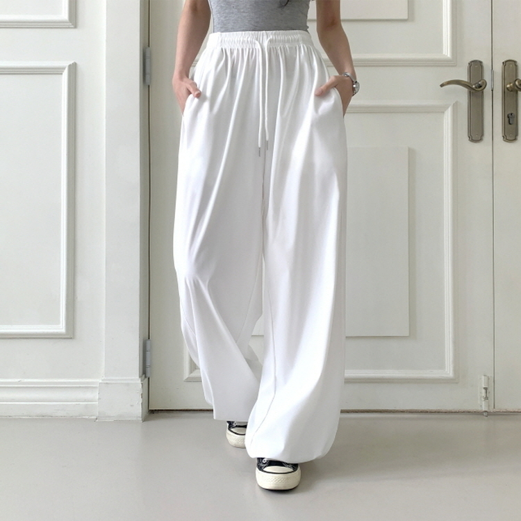 【丈別】半袖バンディングパンツ IVORY