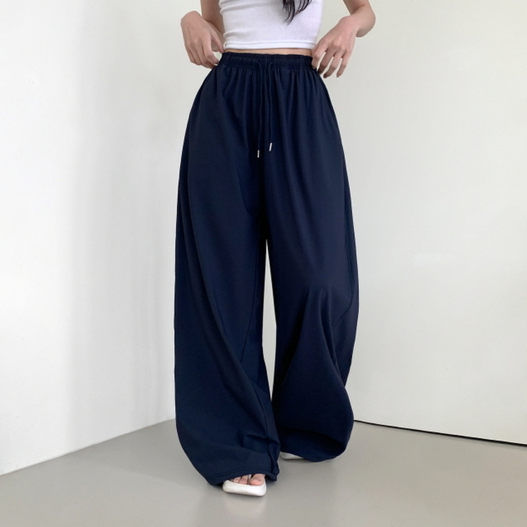 【丈別】半袖バンディングパンツ NAVY