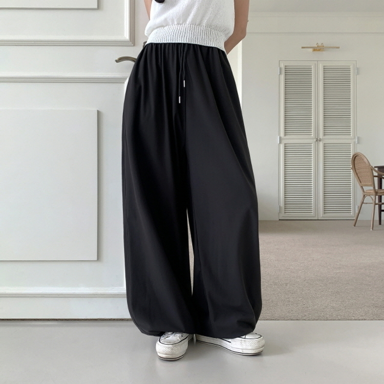 【丈別】半袖バンディングパンツ CHARCOAL