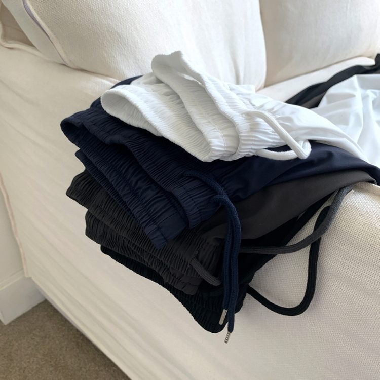 【丈別】半袖バンディングパンツ