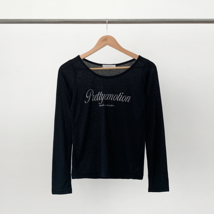 美品❣️お袖シースルーTシャツ STS71071 シースルー長袖Tシャツ 長袖Tシャツ - JOY JOY