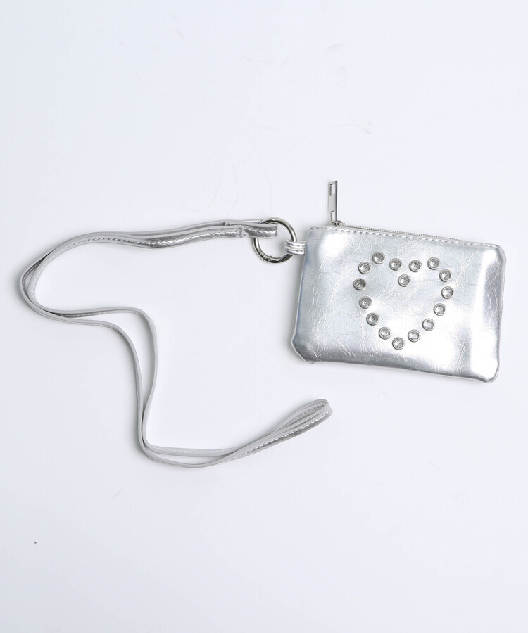 하트 미니백 파우치 클러치