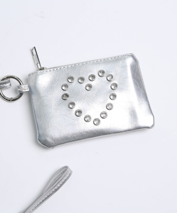 하트 미니백 파우치 클러치