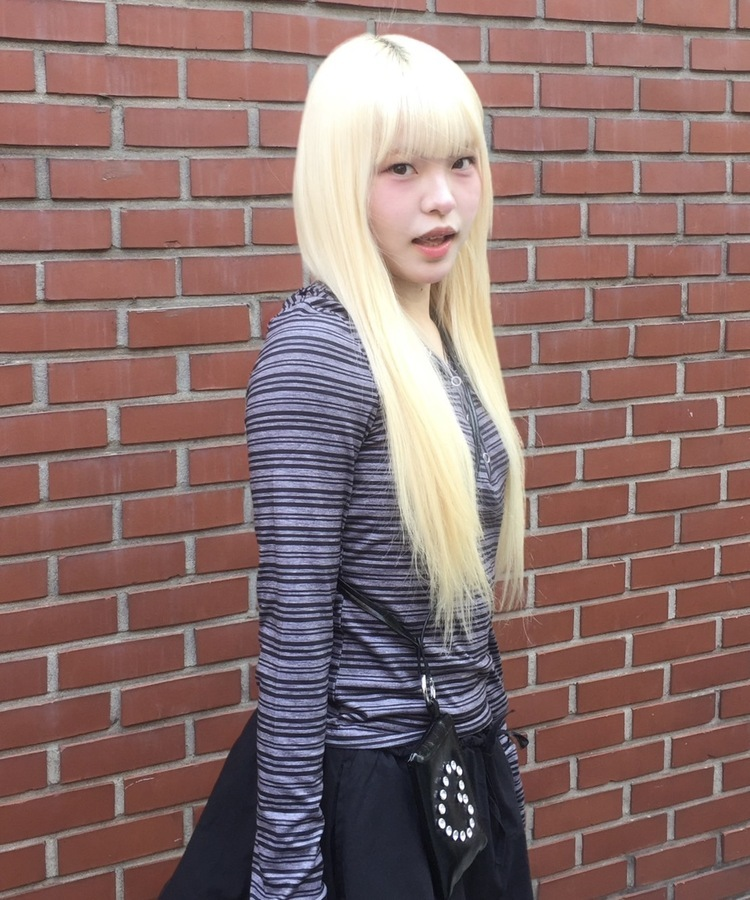 하트 미니백 파우치 클러치 블랙