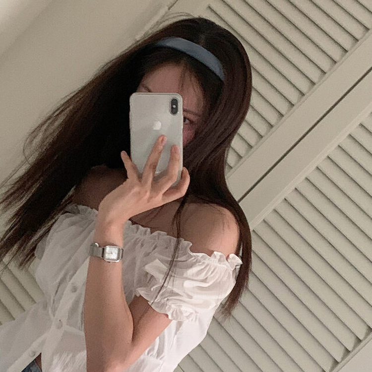 ボリュームカチューシャ(8color) SKY BLUE