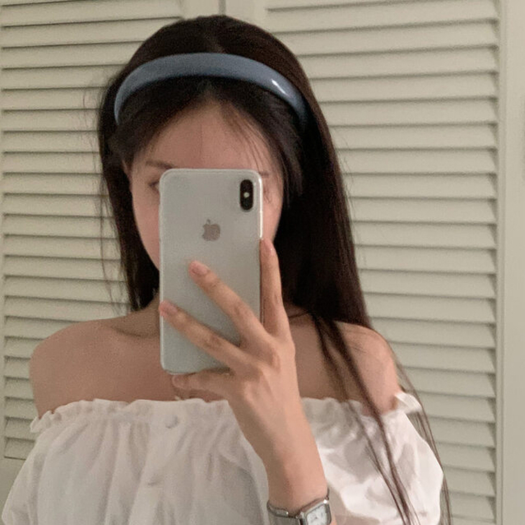 ボリュームカチューシャ(8color) SKY BLUE