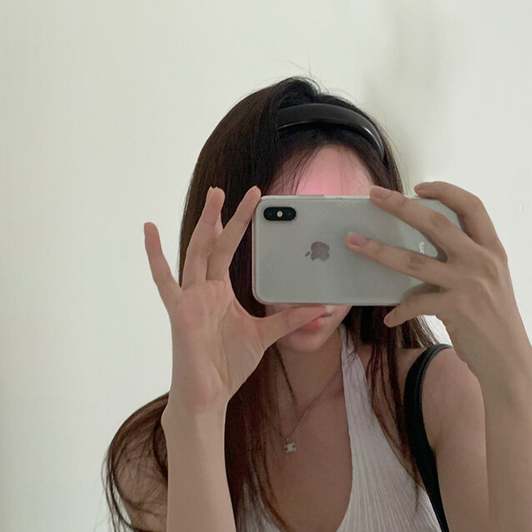 ボリュームカチューシャ(8color) BLACK