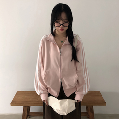 ペンダントレースジップアップ(5color) LIGHT PINK