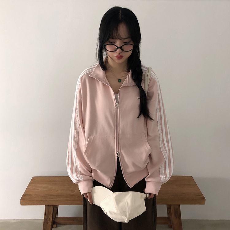 ペンダントレースジップアップ(5color) LIGHT PINK