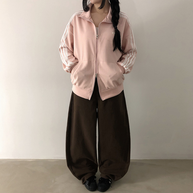 ペンダントレースジップアップ(5color) LIGHT PINK
