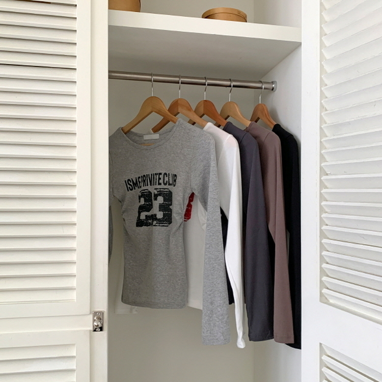 넘버링 옆셔링 긴팔티