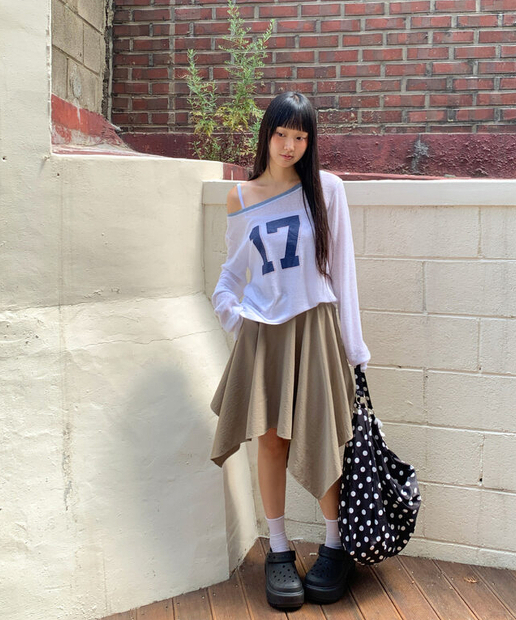 INED 巻きスカート RED CARD TOKYO×23区】デニム Iライン スカート / 23区 L