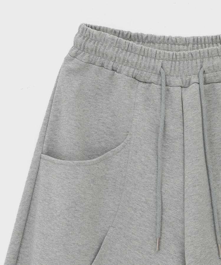 スリットワイドバンディングパンツ