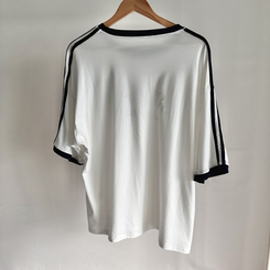 バイカラーレタリングTシャツ