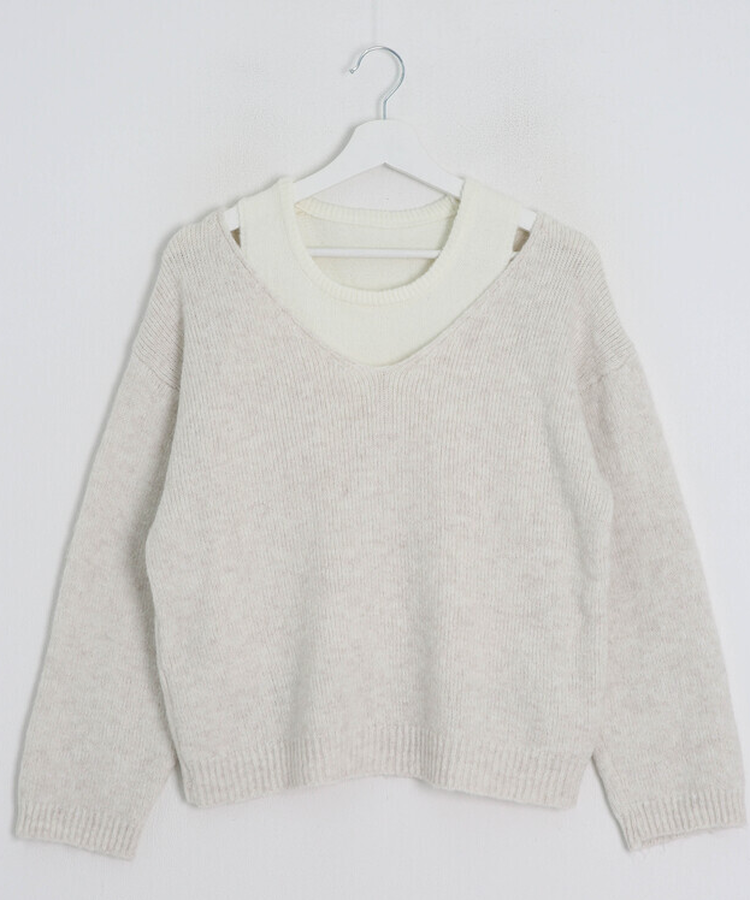 파스텔 나시 니트 세트