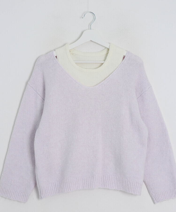 파스텔 나시 니트 세트