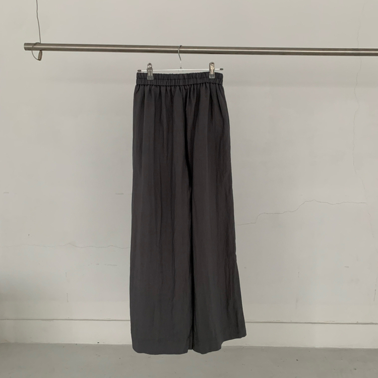 【3psSET】シャーリングビスチェ Tシャツ ワイドパンツ