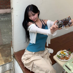 バイカラーインナーキャミソール BLUE