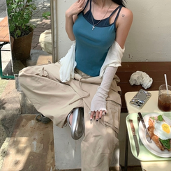 バイカラーインナーキャミソール BLUE