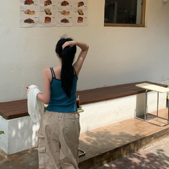 バイカラーインナーキャミソール BLUE