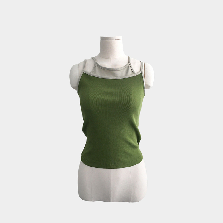 バイカラーインナーキャミソール