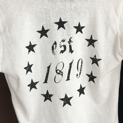 レタリングフード長袖Tシャツ