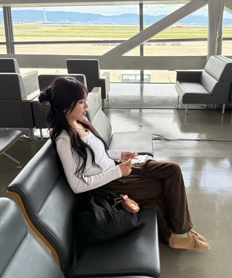 레이즈 스트링 백팩 블랙