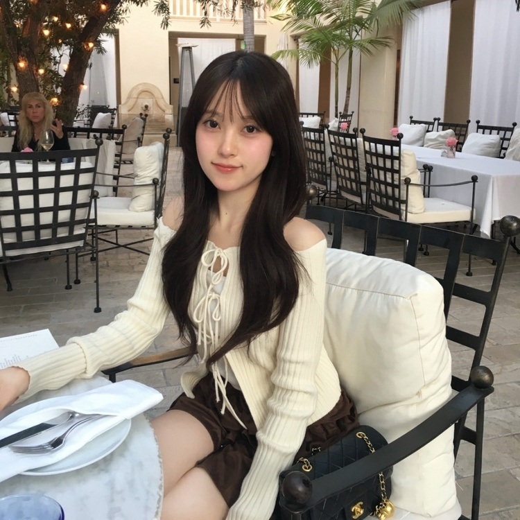 オフショルダーリボンカーディガン IVORY