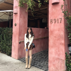 カジュアルスエードブーツ DARK BEIGE