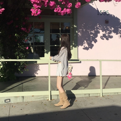 カジュアルスエードブーツ DARK BEIGE