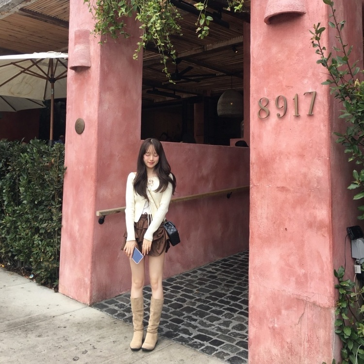 カジュアルスエードブーツ DARK BEIGE