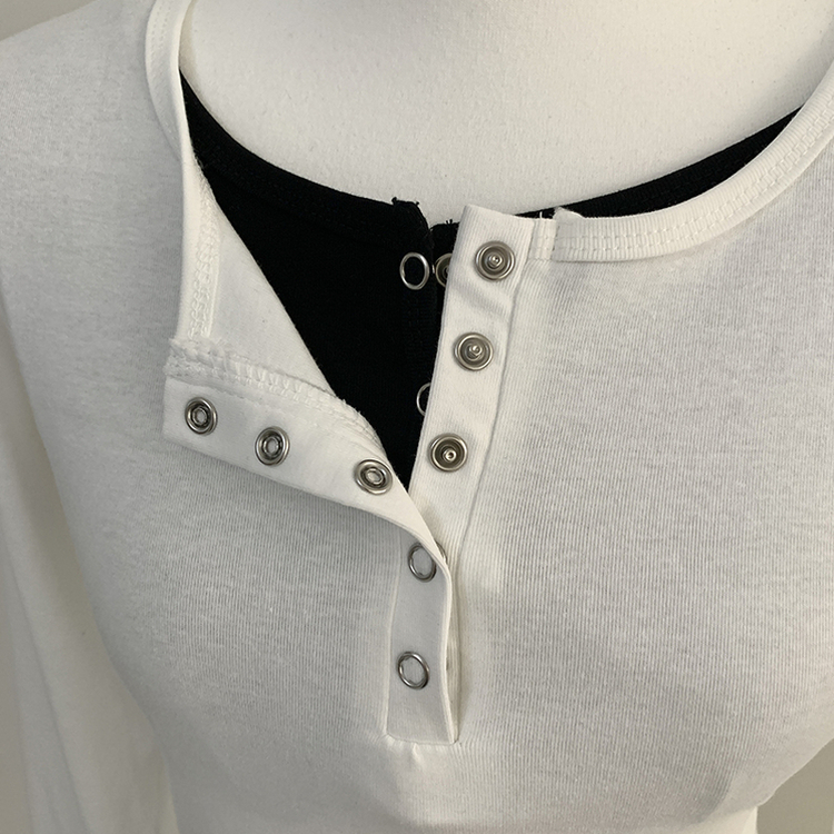 レイヤードスリム長袖Tシャツ