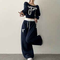 【SET】ビンテージトレーニングセットアップ NAVY