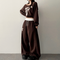 【SET】ビンテージトレーニングセットアップ BROWN