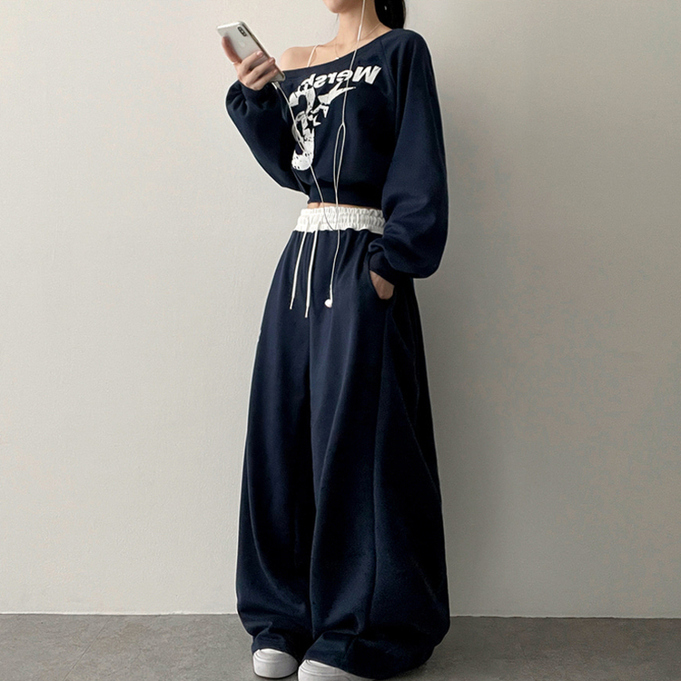 【SET】ビンテージトレーニングセットアップ NAVY