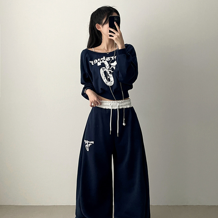 【SET】ビンテージトレーニングセットアップ NAVY