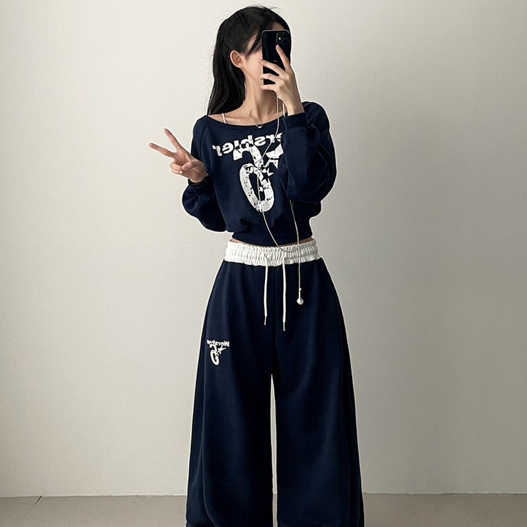 【SET】ビンテージトレーニングセットアップ NAVY