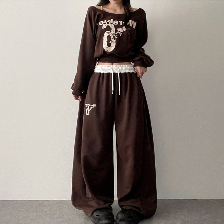 【SET】ビンテージトレーニングセットアップ BROWN