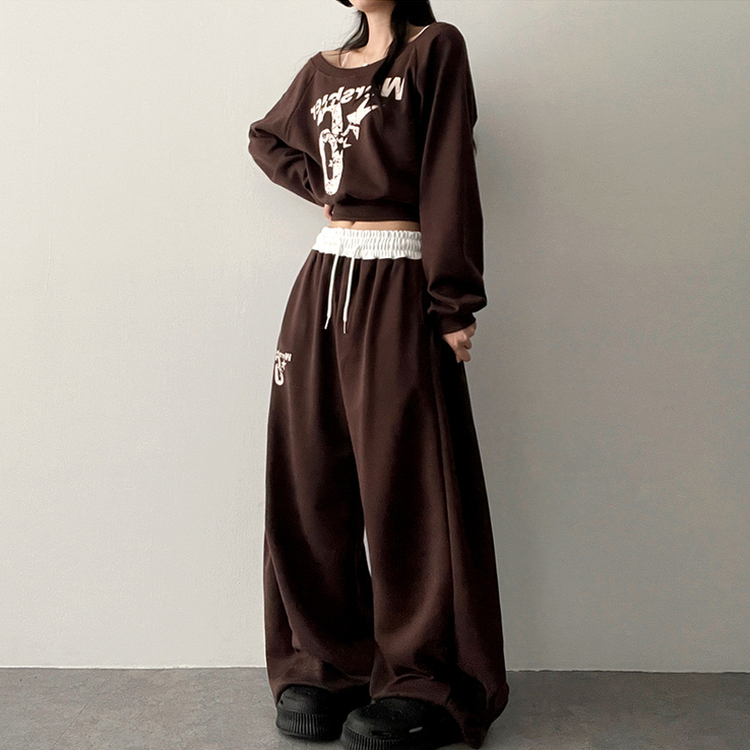 【SET】ビンテージトレーニングセットアップ BROWN