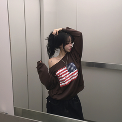 アメリカンワンオフトレーナー(6color) BROWN