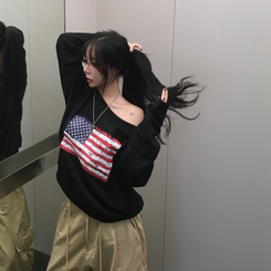 アメリカンワンオフトレーナー(6color) BLACK