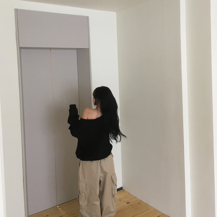 アメリカンワンオフトレーナー(6color) BLACK